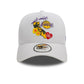NEW ERA LA Lakers NBA Team Logo White A-Frame Trucker Cap
