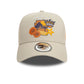 NEW ERA Phoenix Suns NBA Team Logo Light Beige A-Frame Trucker Cap