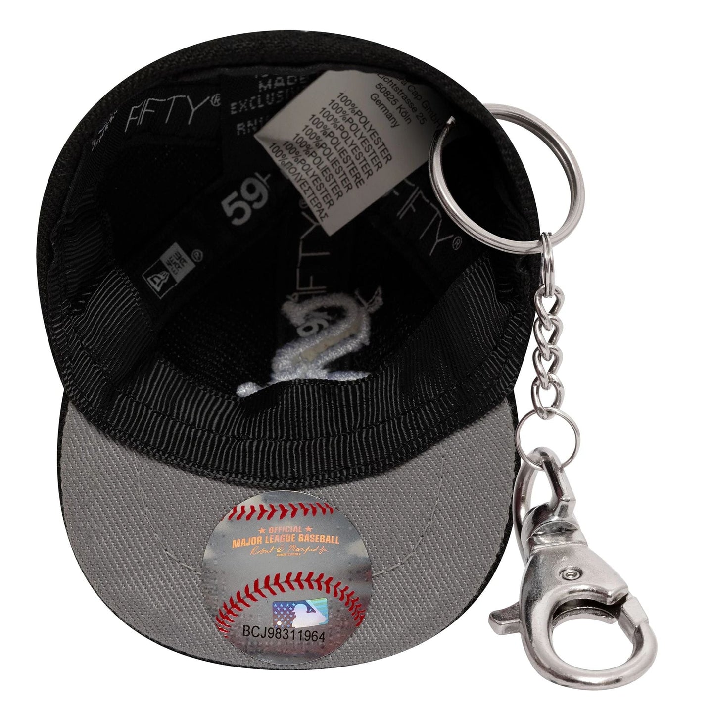 New Era Chicago White Sox MLB Mini Cap Black Key Chain