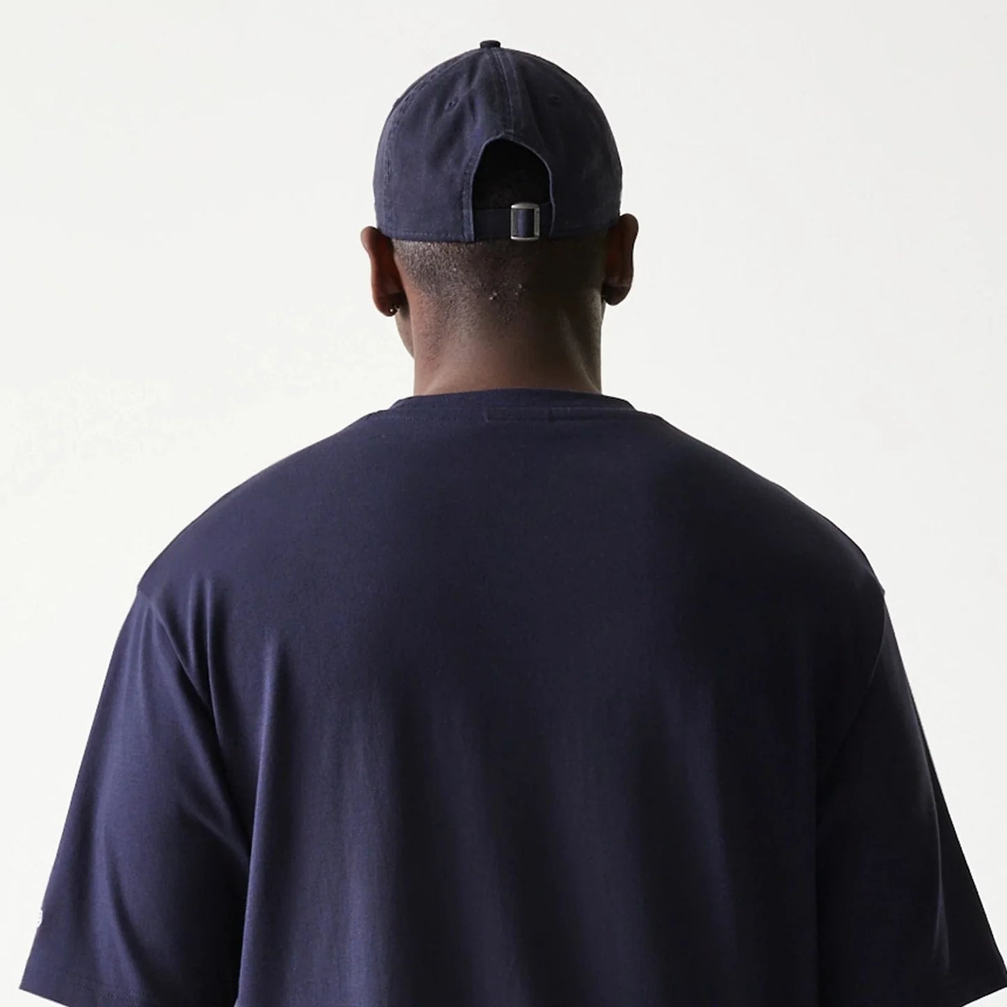 New Era Baseball Player Graphic Navy Oversized T-Shirt