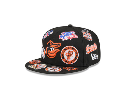 New Era Baltimore Orioles MLB All Over Team 59FIFTY Fitted Cap