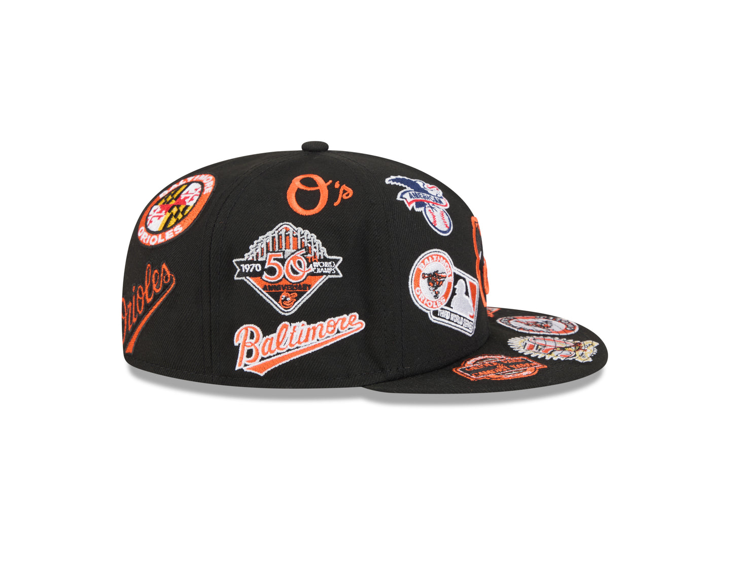 New Era Baltimore Orioles MLB All Over Team 59FIFTY Fitted Cap