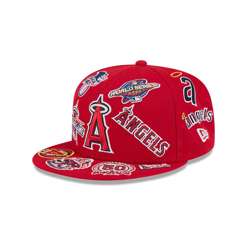 New Era Los Angeles Angels MLB All Over Team 59FIFTY Cap