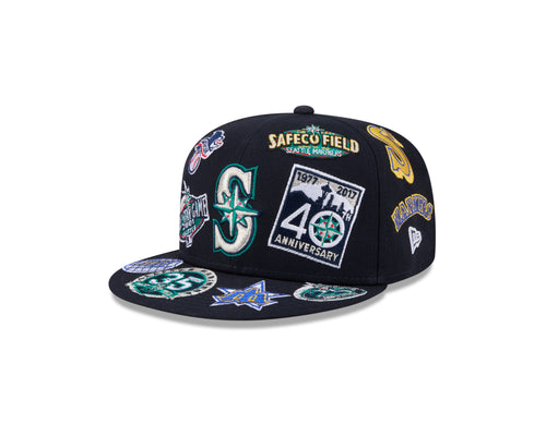 New Era Seattle Mariners MLB All Over Team 59FIFTY Fitted Cap
