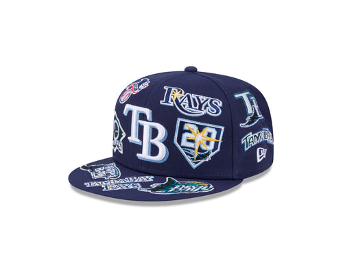 New Era Tampa Bay Rays MLB All Over Team 59FIFTY Fitted Cap