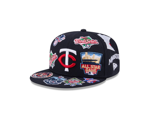 New Era Minnesota Twins MLB All Over Team 59FIFTY Fitted Cap