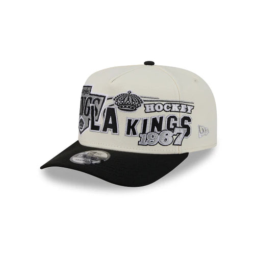 New Era Los Angeles Kings NHL Chrome White Classic 9FIFTY A-Frame Snapback