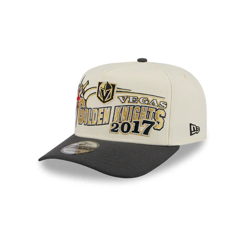 New Era Vegas Golden Knights NHL Chrome White Classic 9FIFTY A-Frame Snapback