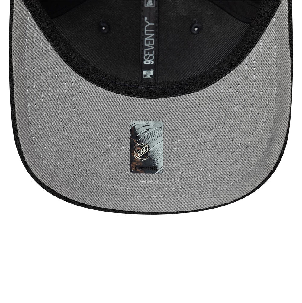 New Era Boston Bruins NHL Team Black 9SEVENTY Stretch Snap Adjustable Cap