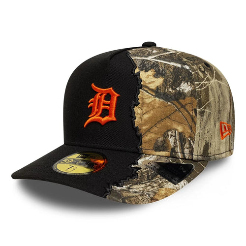 New Era Detroit Tigers MLB Split Realtree Black 59FIFTY A-Frame Fitted Cap