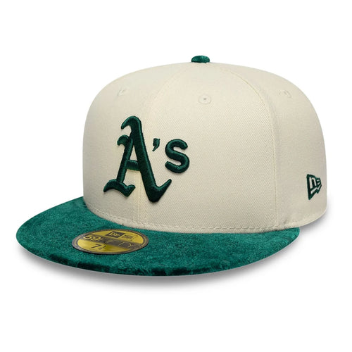 NEW ERA Athletics MLB Paisley Visor Cream 59FIFTY Fitted Cap