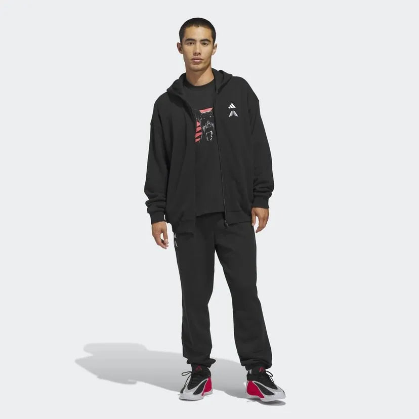 ADIDAS ANTHONY EDWARDS FOUNDATION FULL ZIP HOODY