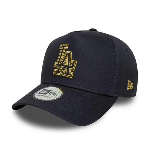 NEW ERA LA Dodgers MLB Metallic Outline Navy 9FORTY A-Frame Adjustable Cap