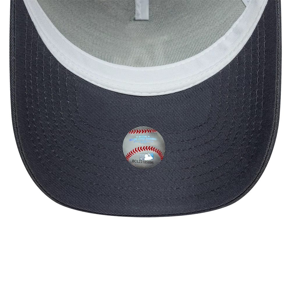 NEW ERA LA Dodgers MLB League Essential Grey 9FORTY A-Frame Trucker Adjustable Cap