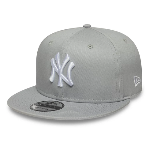 NEW ERA New York Yankees MLB League Essential Grey 9FIFTY Snapback Adjustable Cap
