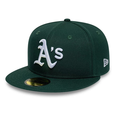 NEW ERA Athletics MLB League Essential Dark Green 59FIFTY Fitted Cap