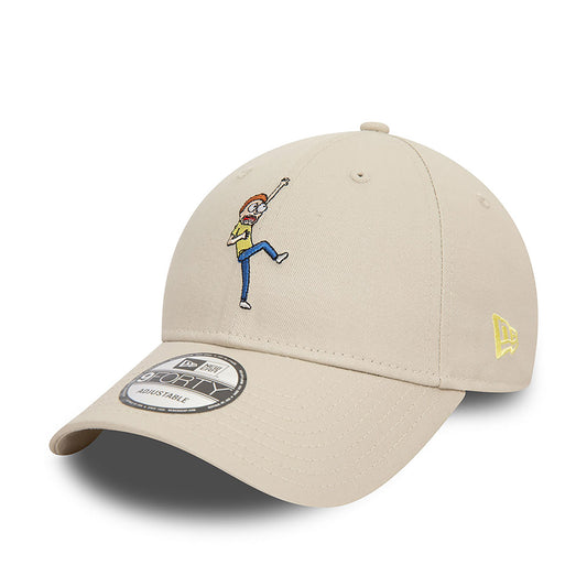 NEW ERA Rick And Morty Morty Light Beige 9FORTY Adjustable Cap