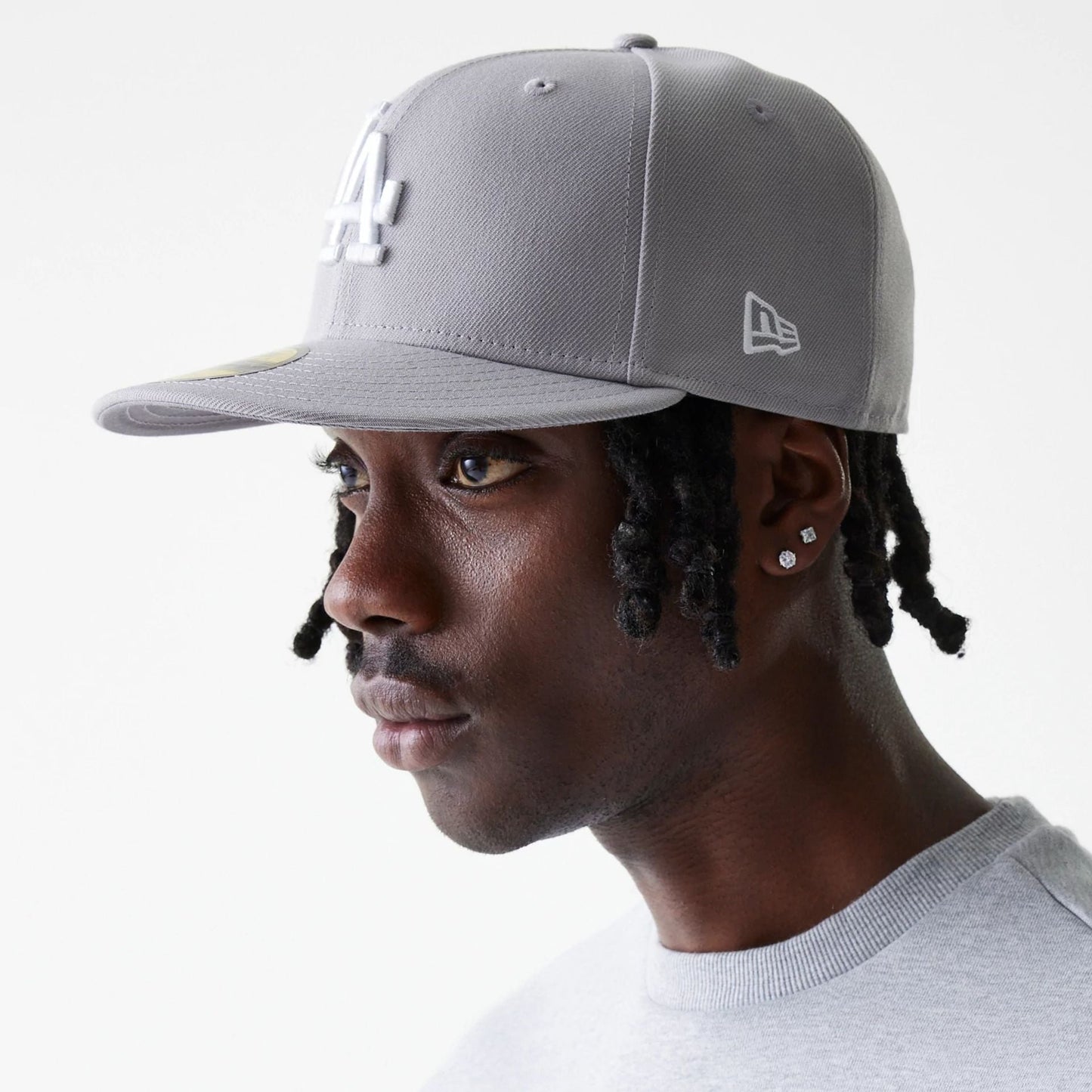 NEW ERA LA Dodgers Essential Grey 59FIFTY Cap
