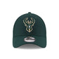 NEW ERA Milwaukee Bucks The League Green 9FORTY Adjustable Cap