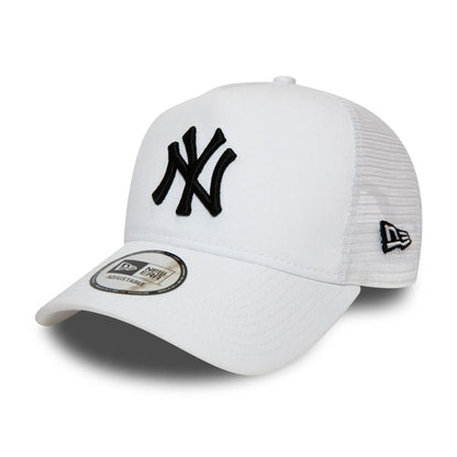NEW ERA New York Yankees White A-Frame Trucker Cap