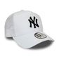 NEW ERA New York Yankees White A-Frame Trucker Cap