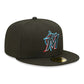 New Era Miami Marlins Authentic On Field Game Black 59FIFTY Fitted Cap