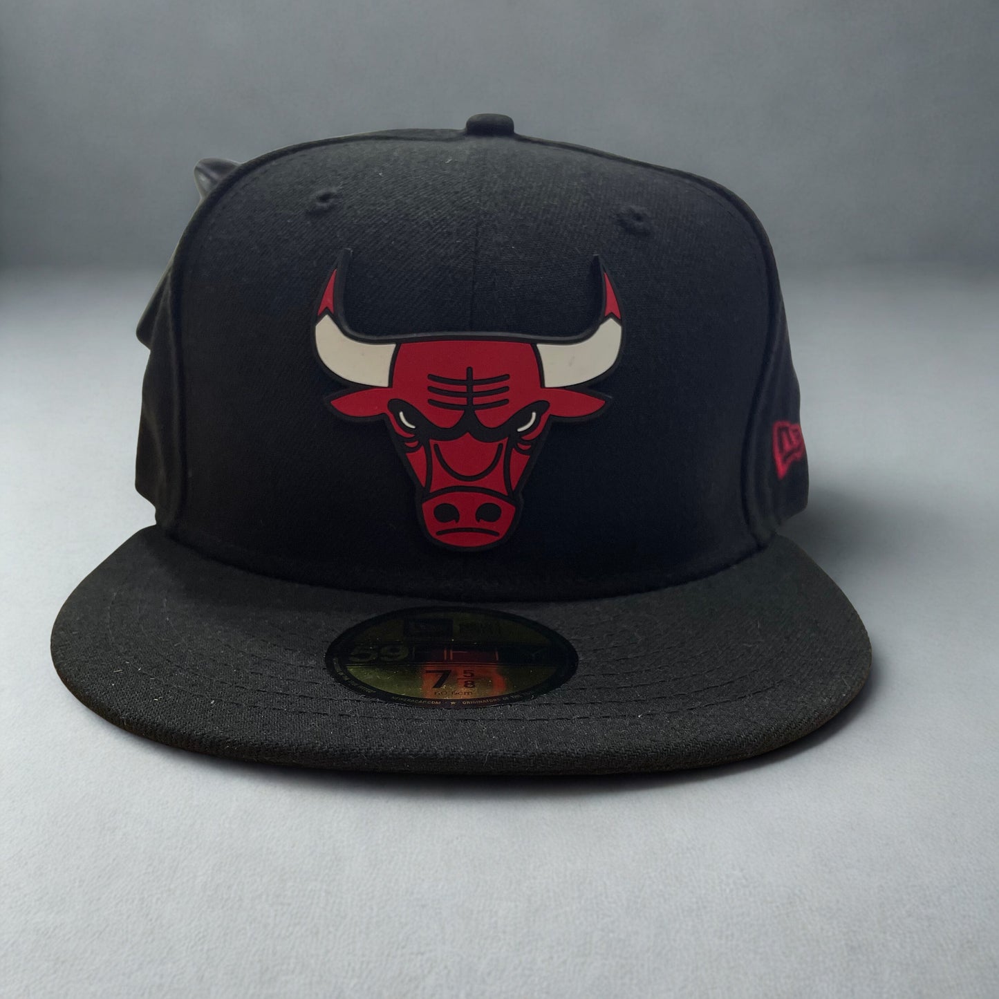 New Era Chicago Bulls Team Rubber NBA 59fifty Fitted