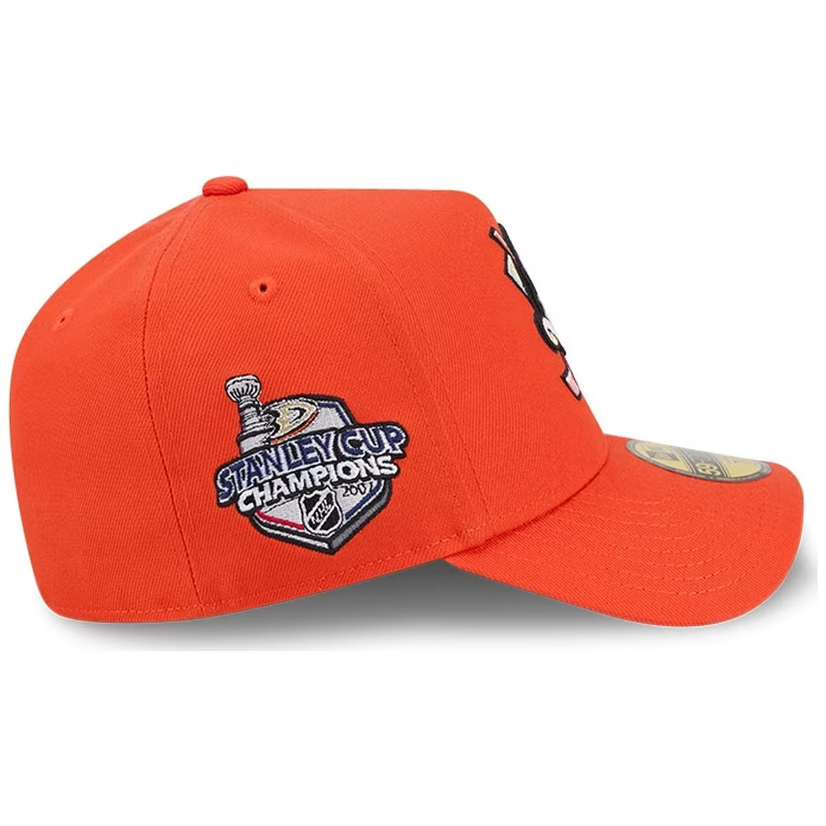 NEW ERA Anaheim Ducks Team Side Patch 59FORTY A-Frame Fitted Cap
