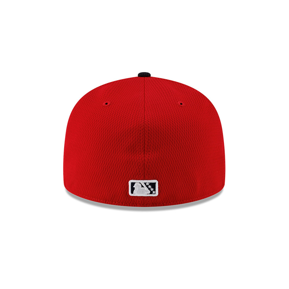 Indianapolis Indians Red Batting Practice New Era Authentic Official On-Field 59FIFTY Cap