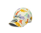 NEW ERA Toddler Cap New Era Branded All Over Dino Print 9FORTY - Cream