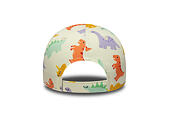 NEW ERA Toddler Cap New Era Branded All Over Dino Print 9FORTY - Cream