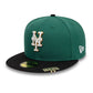 NEW ERA Green New York Mets Visor Clip 59FIFTY Fitted Cap