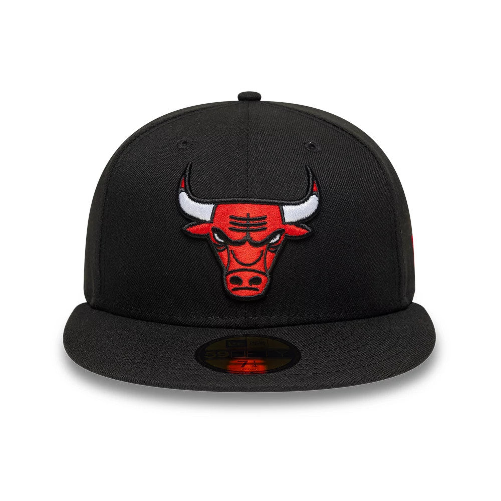New Era Chicago Bulls NBA Black 59FIFTY Fitted Cap