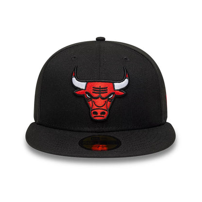 New Era Chicago Bulls NBA Black 59FIFTY Fitted Cap