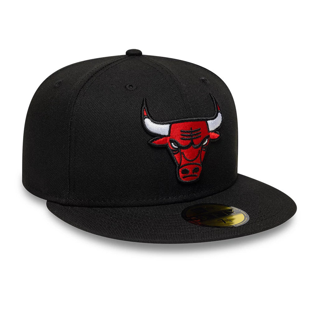 New Era Chicago Bulls NBA Black 59FIFTY Fitted Cap