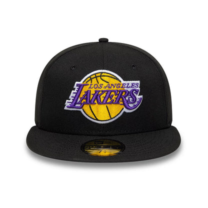 New Era LA Lakers NBA Black 59FIFTY Fitted Cap