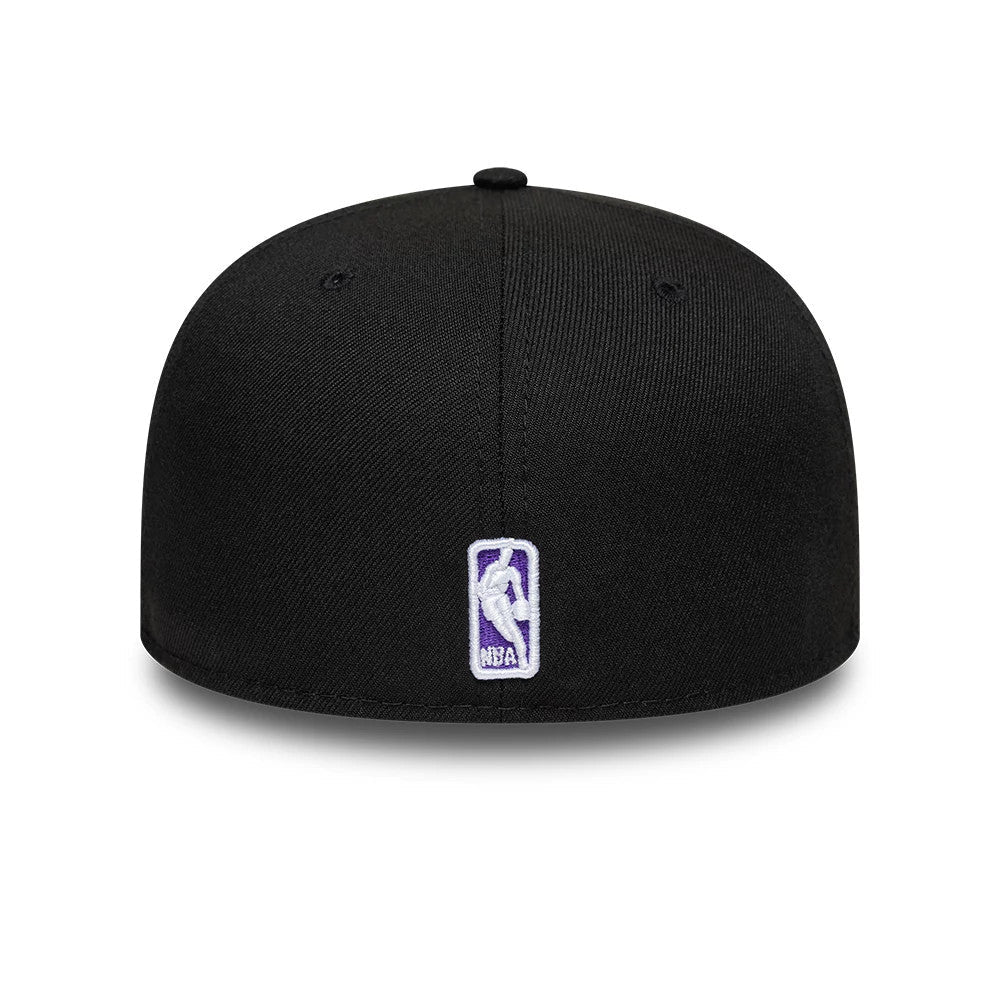 New Era LA Lakers NBA Black 59FIFTY Fitted Cap