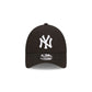 New Era New York Yankees Home Field Black 9FORTY A-Frame Trucker Cap