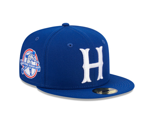 New Era Hartford Yard Goats Blue Theme Nights Hartford Schoolboys 59FIFTY Fitted Hat