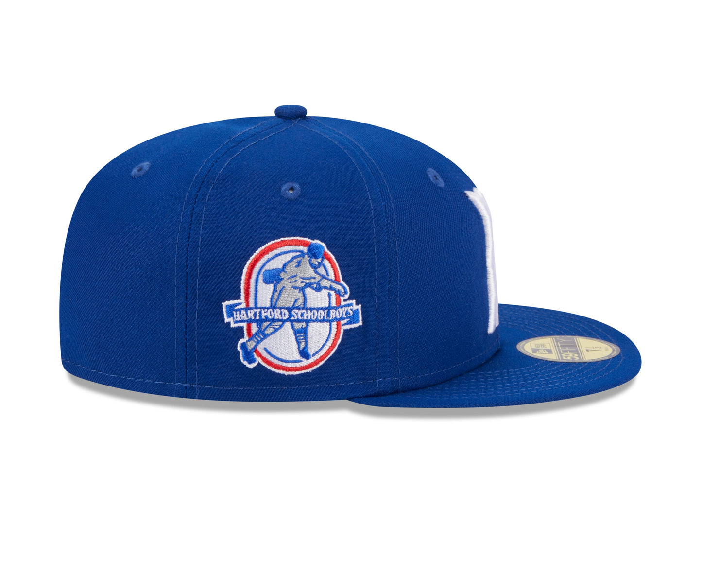 New Era Hartford Yard Goats Blue Theme Nights Hartford Schoolboys 59FIFTY Fitted Hat