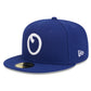 New Era Omaha Storm Chasers Dark Blue Theme Nights 59FIFTY Fitted Hat