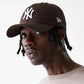 NEW ERA New York Yankees MLB League Essential Brown 9FORTY Adjustable Cap