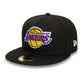 New Era LA Lakers NBA Black 59FIFTY Fitted Cap