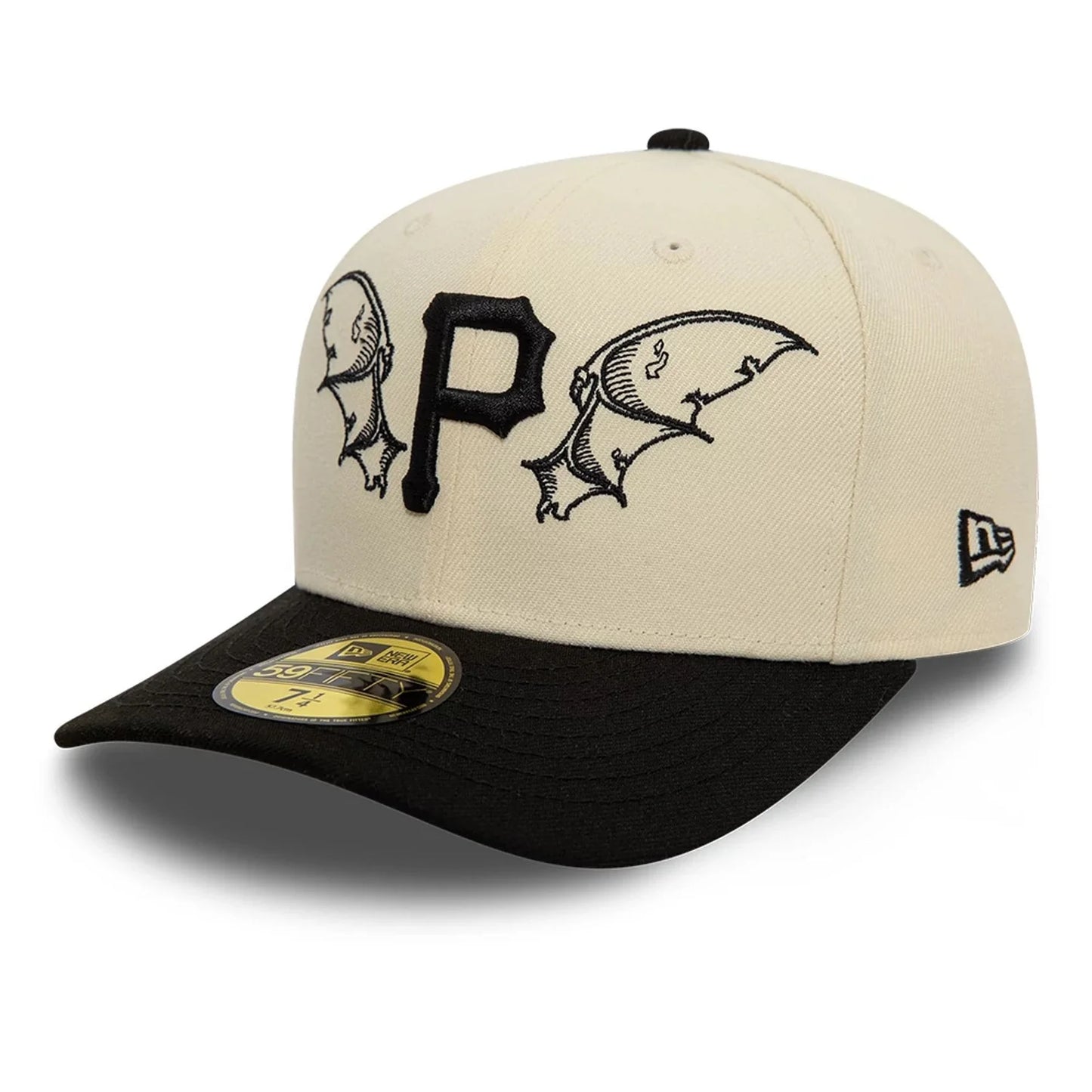 NEW ERA Pittsburgh Pirates MLB Team Wings Light Beige 59FIFTY Fitted Cap