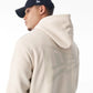 NEW ERA New Era Flag Cream Oversized Pullover Hoodie