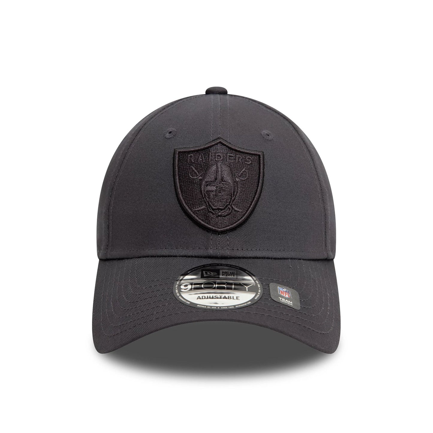 NEW ERA Las Vegas Raiders Team Outline Dark Grey 9FORTY Adjustable Cap