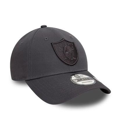 NEW ERA Las Vegas Raiders Team Outline Dark Grey 9FORTY Adjustable Cap