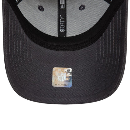 NEW ERA Las Vegas Raiders Team Outline Dark Grey 9FORTY Adjustable Cap