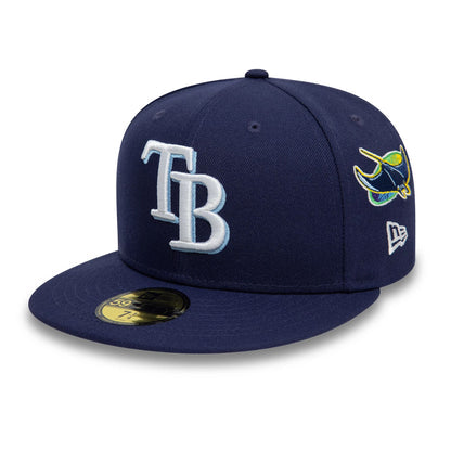 NEW ERA Tampa Bay Rays Image MLB All Over Print Navy 59FIFTY Fitted Cap