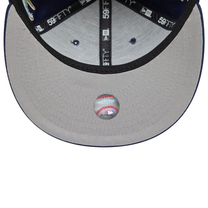 NEW ERA Tampa Bay Rays Image MLB All Over Print Navy 59FIFTY Fitted Cap